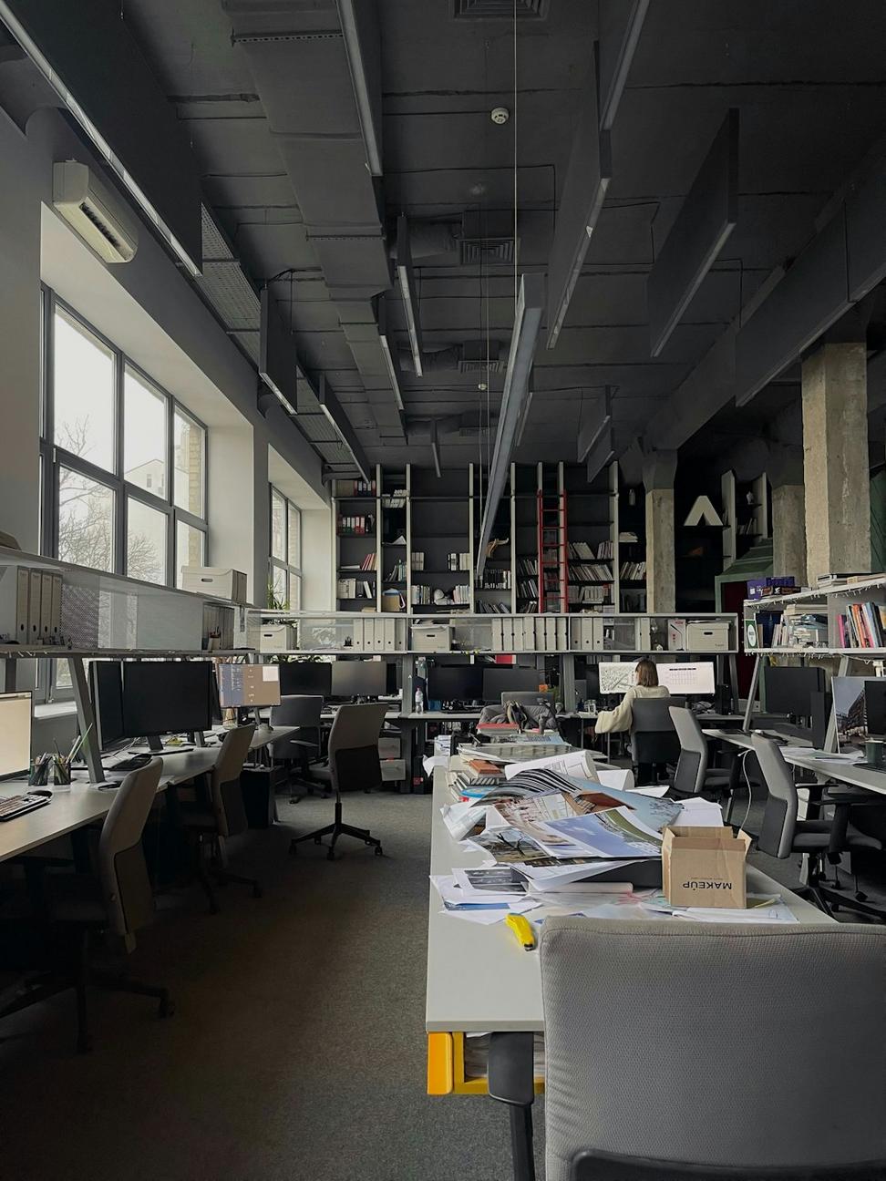 Architecture studio workspace